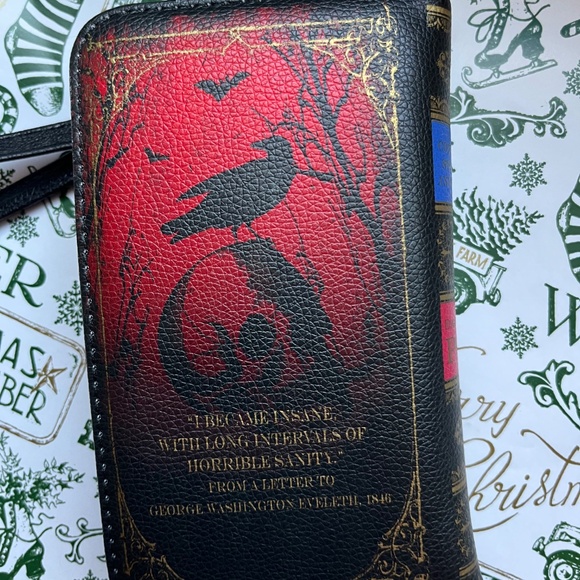 Edgar Allen Poe wristlet - Picture 2 of 2
